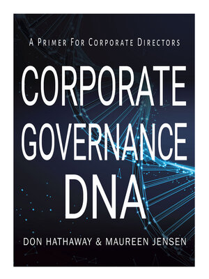 cover image of Corporate Governance DNA